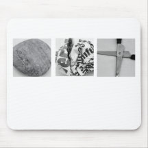 Felsen-Papierscheren Mousepad