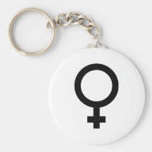 Femal - Frau - Frauen-Zeichen Schlüsselanhänger
