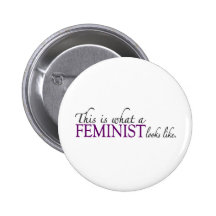 Feminist schaut Gleiches Anstecknadel