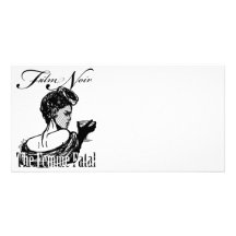 Femme Fatal Customized Photo Card