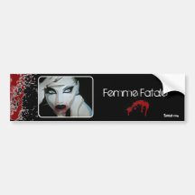 "Femme Fatale" Autoaufkleber