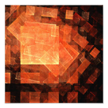 Fenster-heller abstrakter Kunst-Foto-Druck