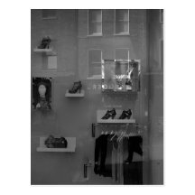 Fensterkäufer BW Postkarte