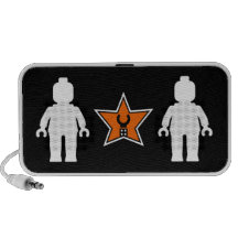 Fertigen Sie mein Minifig Logo, mit weißem Minifig Speaker