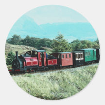 Festiniog Eisenbahn Runde Aufkleber