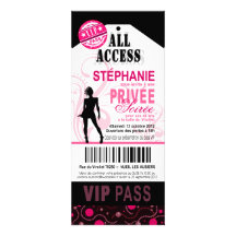 fête 40ème VIP d'anniversaire personnalisée privé Personalisierte Einladung