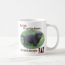 Fetter Schokoladen-Labrador-Becher Kaffeehaferl