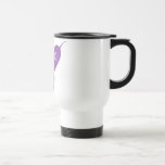 Fettes Retro Rocket-Schiff lila Teehaferl