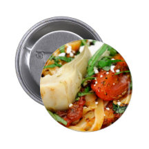 Fettuccini mit gebratener Tomate und Basilikum Button