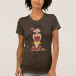 Feuer-Mädchen-Quantums-Süsse-Mädchen-T-Shirt