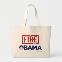Feuer Obama Einkaufstaschen
