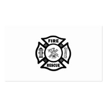 Feuer-Rettung Visitenkartenvorlagen