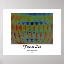 Feuer-und Eis-Druck Plakatdruck