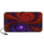 Feuer-und Eis-Fraktal Notebook Speaker
