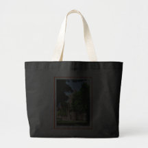 Feuerstein-zentrale hohe schwarze riesige Tasche