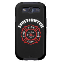 Feuerwehrmann-Abzeichen Hülle Fürs Galaxy S3
