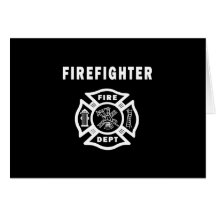Feuerwehrmann-Feuer-Abteilung Grußkarten