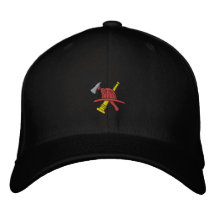 Feuerwehrmann gestickter Hut Bestickte Caps