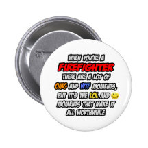 Feuerwehrmann. OMG WTF LOL Anstecknadelbuttons