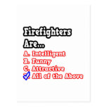Feuerwehrmann-Quiz-… Witz Postkarten