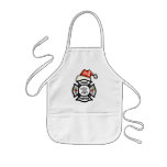 Feuerwehrmann Weihnachtsmann Schürze