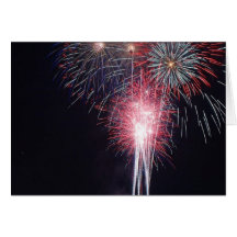 Feuerwerk-Diego-Bucht auf dem amerikanischen Unabh Karten