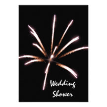 Feuerwerk-Polterabend-Einladung