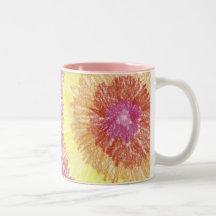 Feuerwerksbecherrosa Kaffeetassen