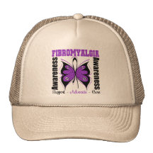 Fibromyalgia-Bewusstseins-Schmetterling Baseball Cap