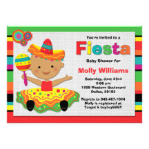 Fiesta-Babyparty-Einladung