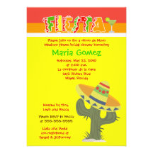 Fiesta-laden mexikanisches Thema-12x18 Brautparty  Einladungskarte