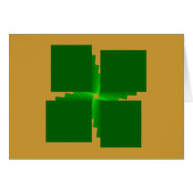 Figur Quadrate shape squares Grußkarte
