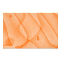 Figuren in Orange Bedrucktes Papier