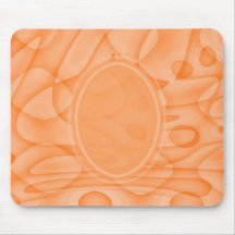 Figuren in Orange Mousepad
