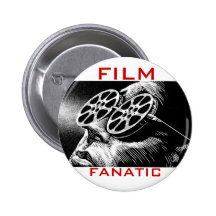 Film-Fanatiker-Knopf Anstecknadelbutton