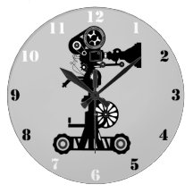 FILM-KAMERA Wanduhr