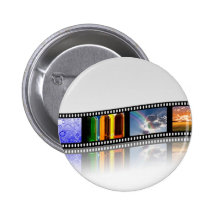 Film-Streifen Anstecknadelbuttons