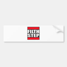FILTHSTEP Dubstep Schmutz-schmutziger Tollpatsch-S Auto Aufkleber