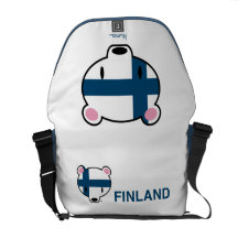 Finnischer Kuma-Chan Kurier Tasche