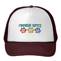 FINNISCHER SPITZ Mamma-Tatzen-Druck 1 Caps