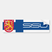 Finnisches Sisu/Wappen Autoaufkleber