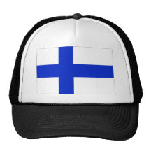 Finnland-Flagge Baseball Kappe
