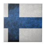 Finnland-Flagge; Kachel