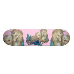 Fiona und das Einhorn SKATEBOARD-Fantasiepferd Personalisiertes Skateboard