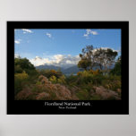Fiordland Plakat Nationalpark-1