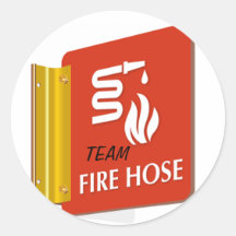 Fire-Hose-Sign-SE-1999, TEAM Aufkleber