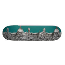 Firenze im Türkis Skateboard Bretter