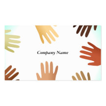 Firmennamen Diverse Hands, Company Visitenkarten