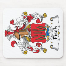 Fisch Family Crest Mousepad