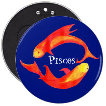 "Fisch" Knopf oder -Abzeichen Anstecknadelbutton